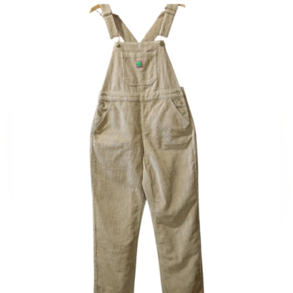 Empyer Brown Corduroy Overall Bibs Medium New With Tags Hipster Skater